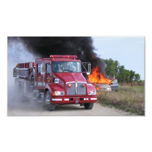 Foto Póster del camión de bomberos Newkirk (Frente)