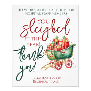 Foto Poster del equipo de Holiday Thank You Company