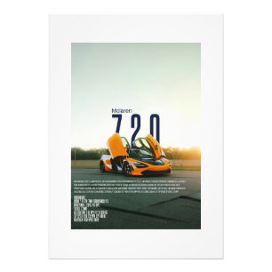 Foto Póster del Mclaren 720s
