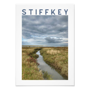 Foto Póster del paisaje de la marisma costera de Stiffk