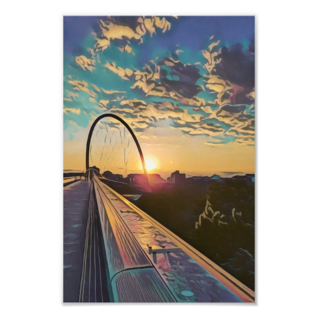Foto Poster del puente de Sunset (Frente)