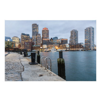 Foto Poster del Skyline de Boston