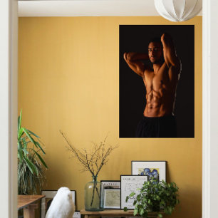 Foto Poster del tipo caliente de la confianza muscular