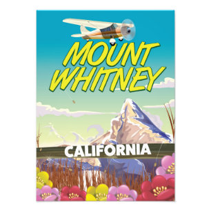 Foto Poster del viaje de California el Monte Whitney