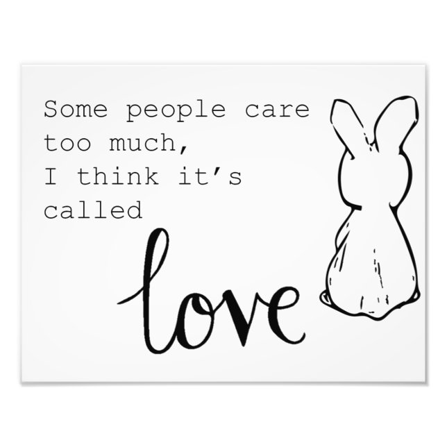 Foto Poster dulce Bunny (Frente)