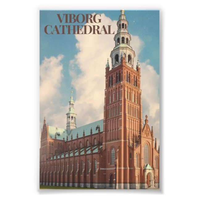 Foto Poster estético de la Catedral de Viborg (Frente)