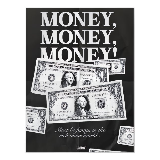 Foto Póster Estético de Mentalidad de Dinero (Frente)