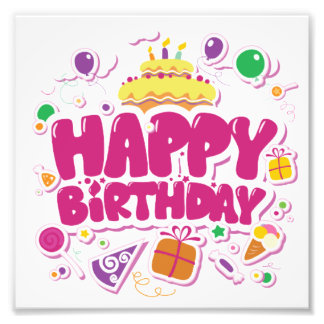 Foto Poster Feliz Cumpleaños
