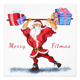 Foto Poster Fitness Santa Navidades