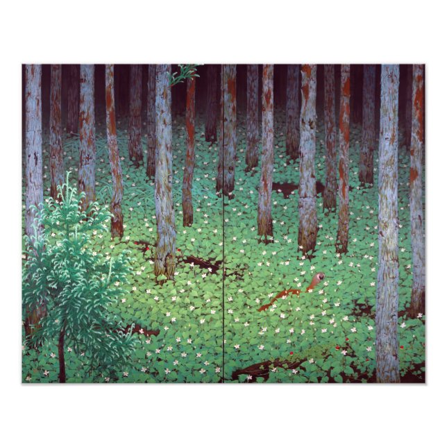 Foto Poster forestal Katayama Bokuyo Mori (Frente)