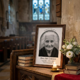 Foto Póster Fotográfico Personalizado de Funeral en Mem