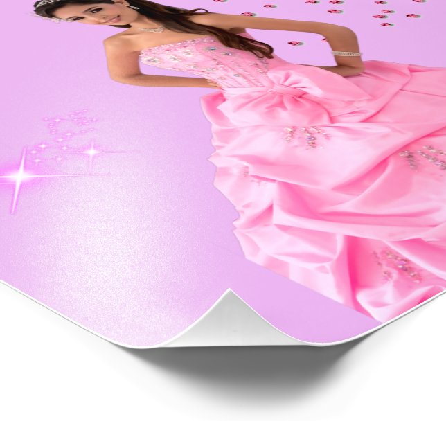 Foto Póster happy birthday, quinceañera (Esquina)