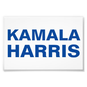 Foto Poster Kamala Harris (PERSONALIZABLE)
