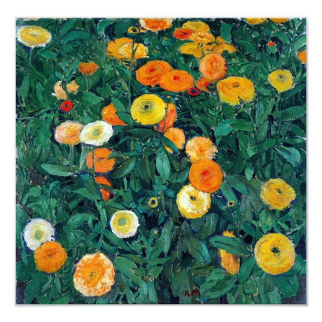 Foto Poster Koloman Moser Marigolds (Frente)