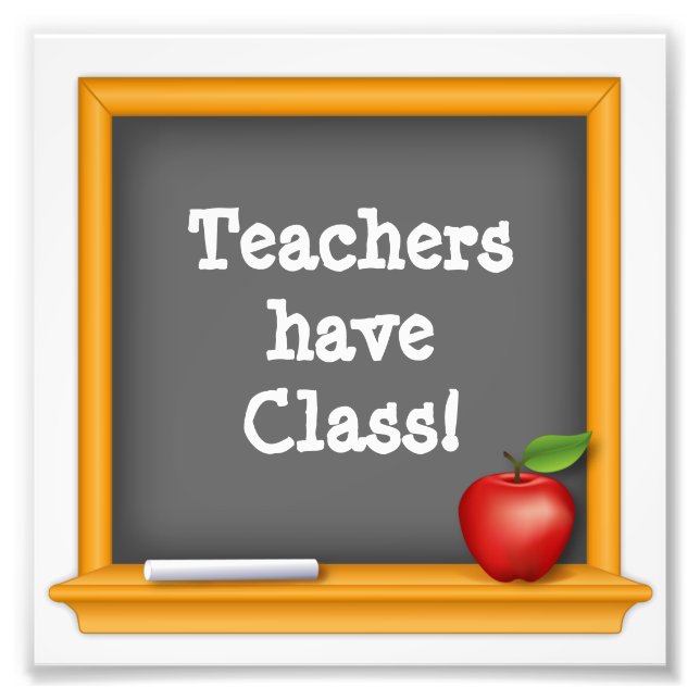 Foto Póster: Los maestros tienen clase (Frente)