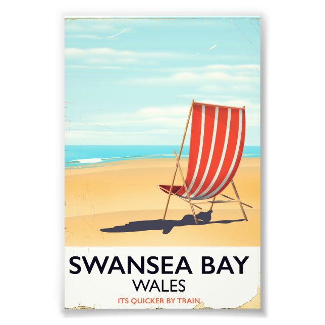 Foto Poster marítimo de Swansea Bay Wales (Frente)