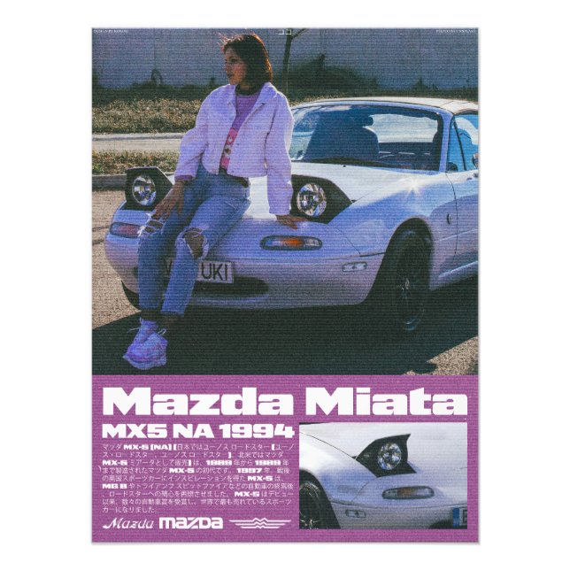 Foto Poster Mazda Miata MX5 (Frente)