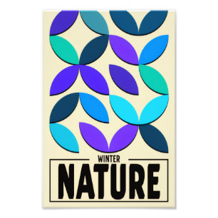 Foto Póster minimalista de la naturaleza – Arte de pare