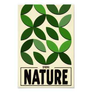 Foto Póster minimalista de la naturaleza – Arte de pare