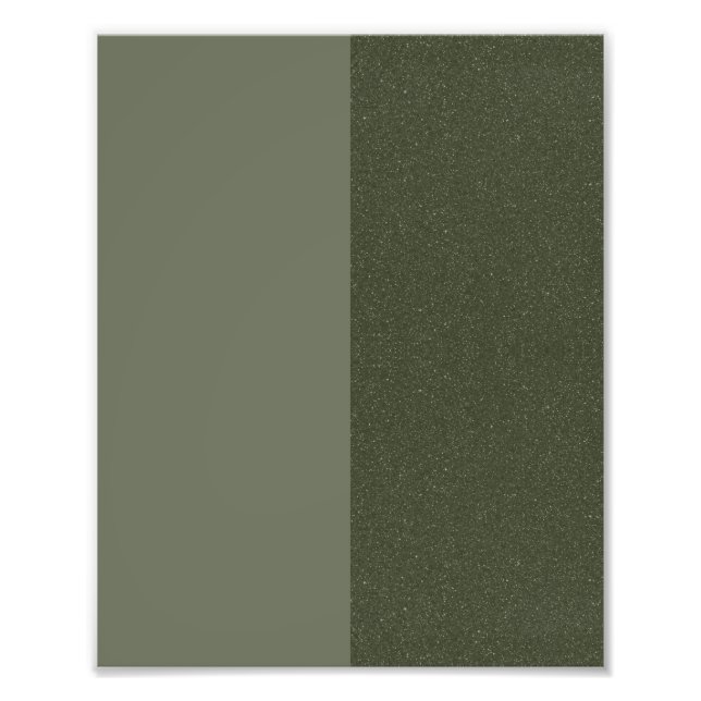 Foto Póster moderno de doble textura Moss – Personaliza (Frente)