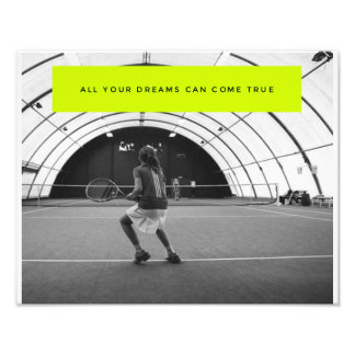 Foto Poster motivacional del tenis - Inspiración