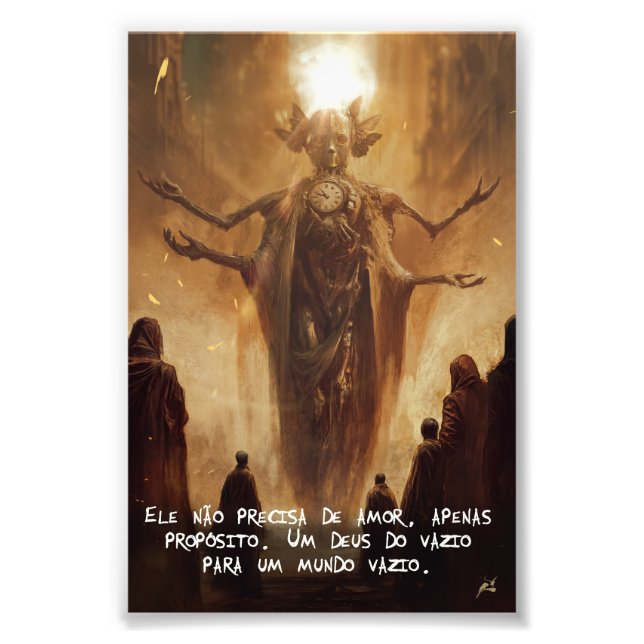 Foto Poster Novo Mundo (frase III) (Frente)