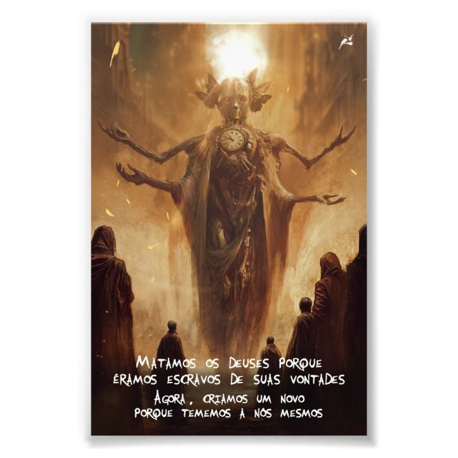 Foto Poster Novo Mundo (frase IV) (Frente)