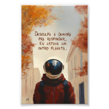 Poster Outro Planeta (com frase)
