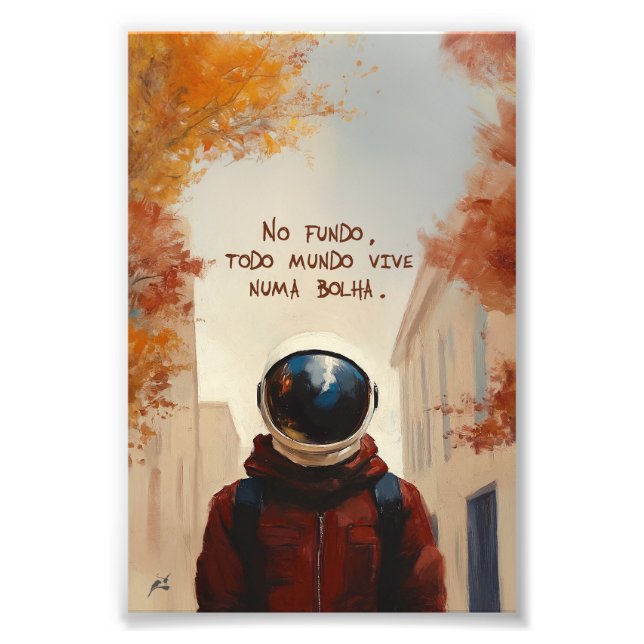 Foto Poster Outro Planeta (frase IV) (Frente)