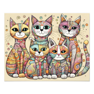 Foto póster para calmar gatos