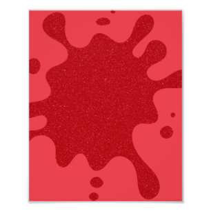 Foto Póster personalizado de salpicaduras de rojo tomat