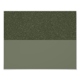 Foto Poster personalizado - Moss Green Textured Split