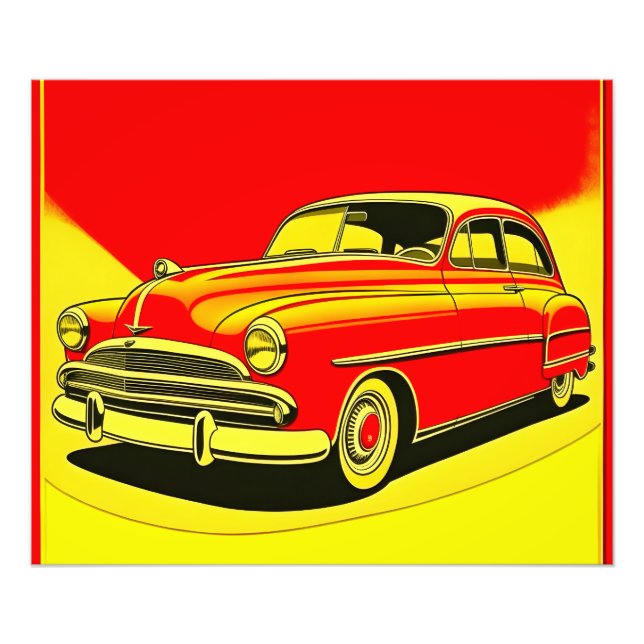 Foto Poster retro clásico (Frente)
