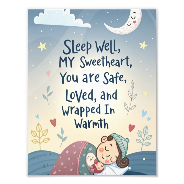 Foto Póster Sweet Dreams Cozy Kids (Frente)