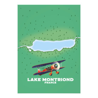 Foto Poster vacacional del Lago Montriond France.