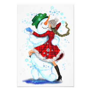 Foto Posters de bailarinas Chicas y muñecas de nieve