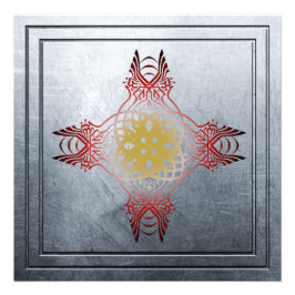 Foto posters islámicos con la palabra mosaico bismillah