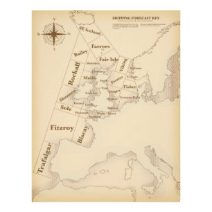 Foto Predicción de envío de islas británicas de estilo 