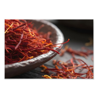 Foto Premium Saffron Threads Extreme Macro Close Up Lux