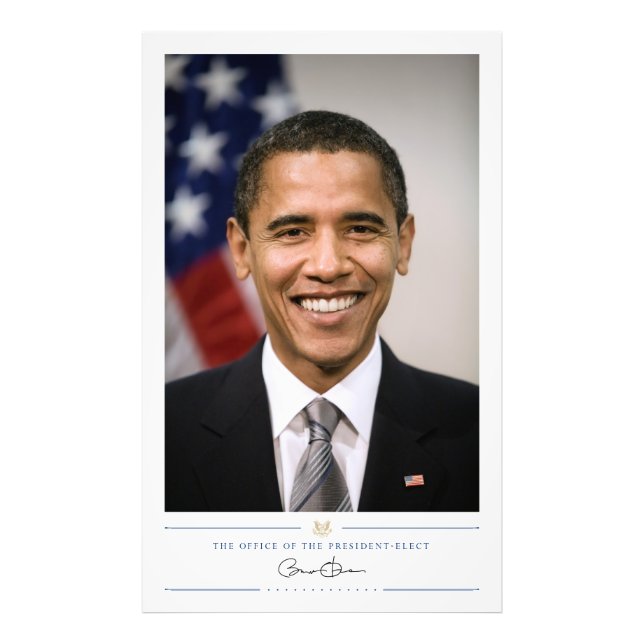 Foto Presidente electo estadounidense Barack Obama (Frente)