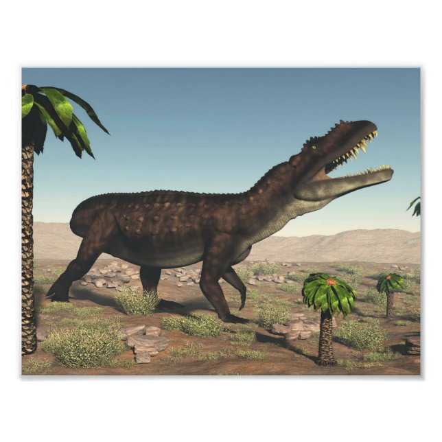 Foto Prestosuchus dinosaur - renderización 3D (Frente)
