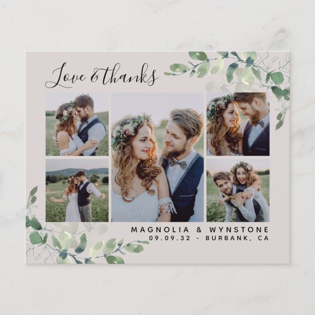 Foto presupuestaria Eucalyptus Boda Tarjeta de agr (Anverso)