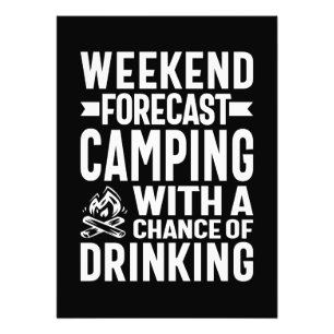 Foto Previsión de fin de semana Camping con posibilidad