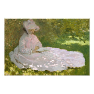 Foto Primavera, retrato impresionista, Claude Monet