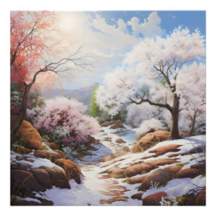 Foto Primavera temprana del paisaje