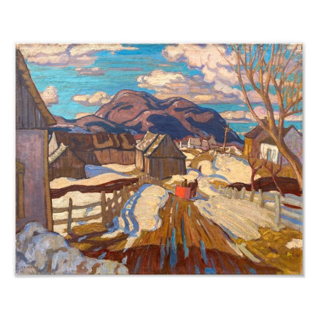 Foto Primavera temprana, Quebec | A. Y. Jackson | (Frente)