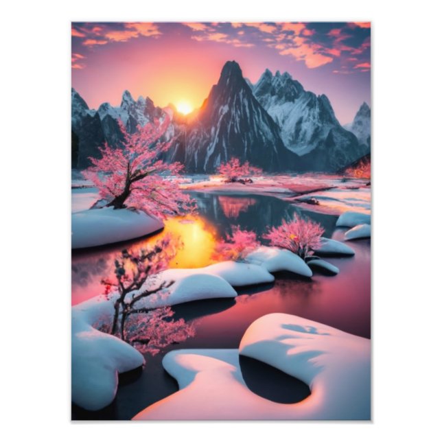 Foto Primer ascenso bajo cielos de invierno (Frente)