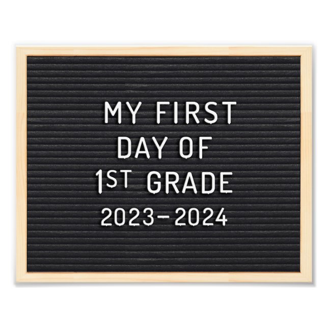 Foto Primer día del primer curso Primer día de la escue (Frente)