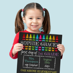 Foto Primer día escolar personalizado, de vuelta al Rót