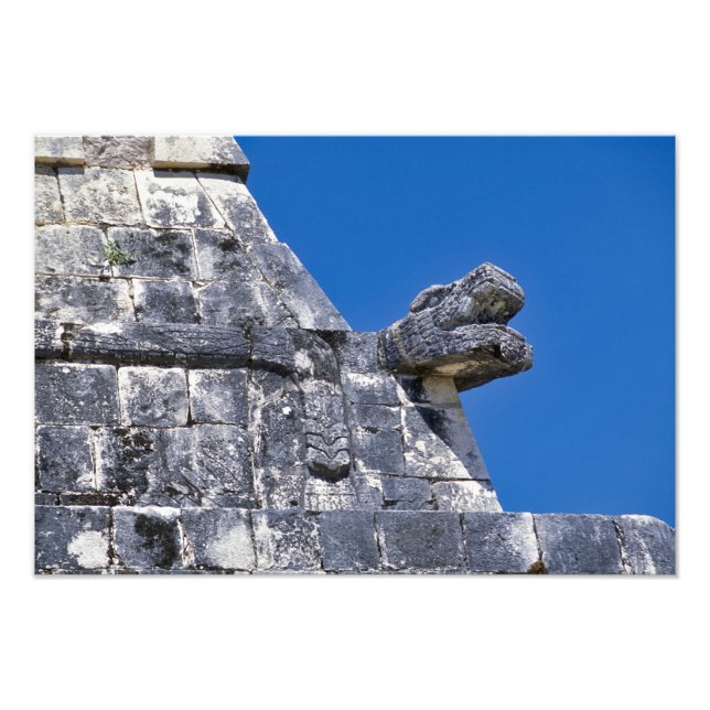 Foto Primer plano de piedras que forman un antiguo Maya (Frente)